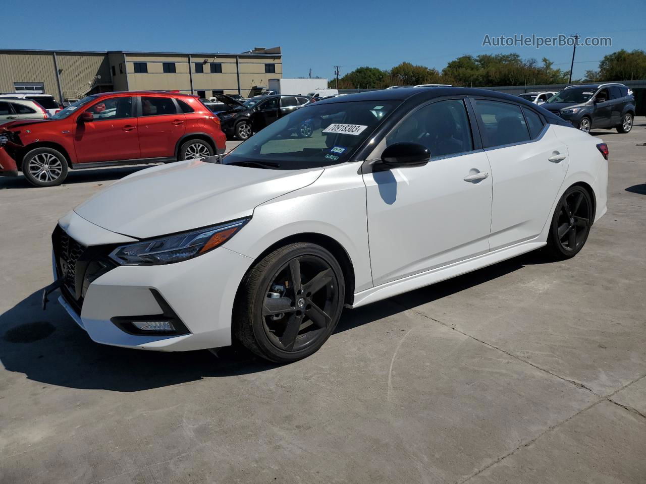 2023 Nissan Sentra Sr White vin: 3N1AB8DV9PY245711