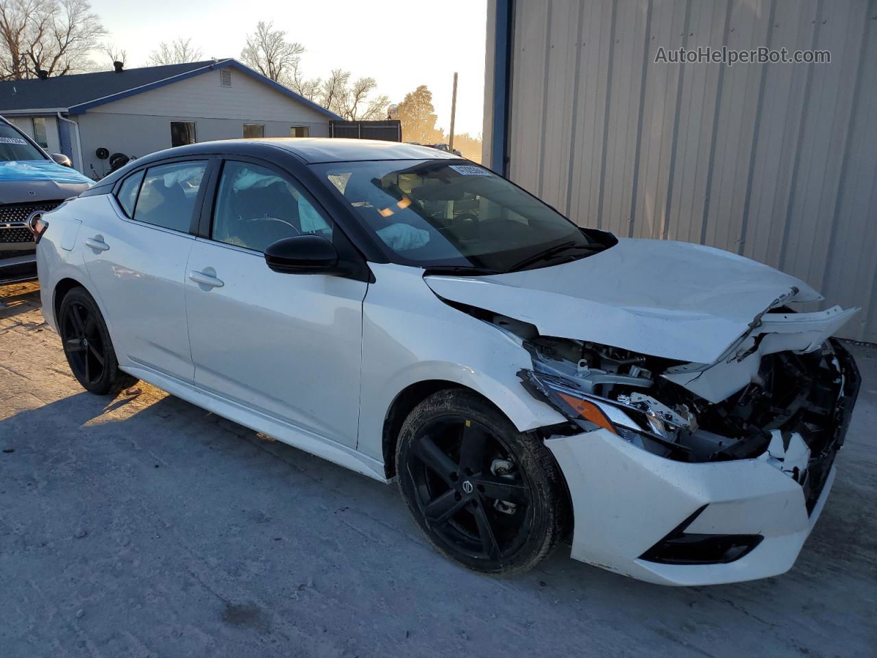 2023 Nissan Sentra Sr White vin: 3N1AB8DV9PY303929