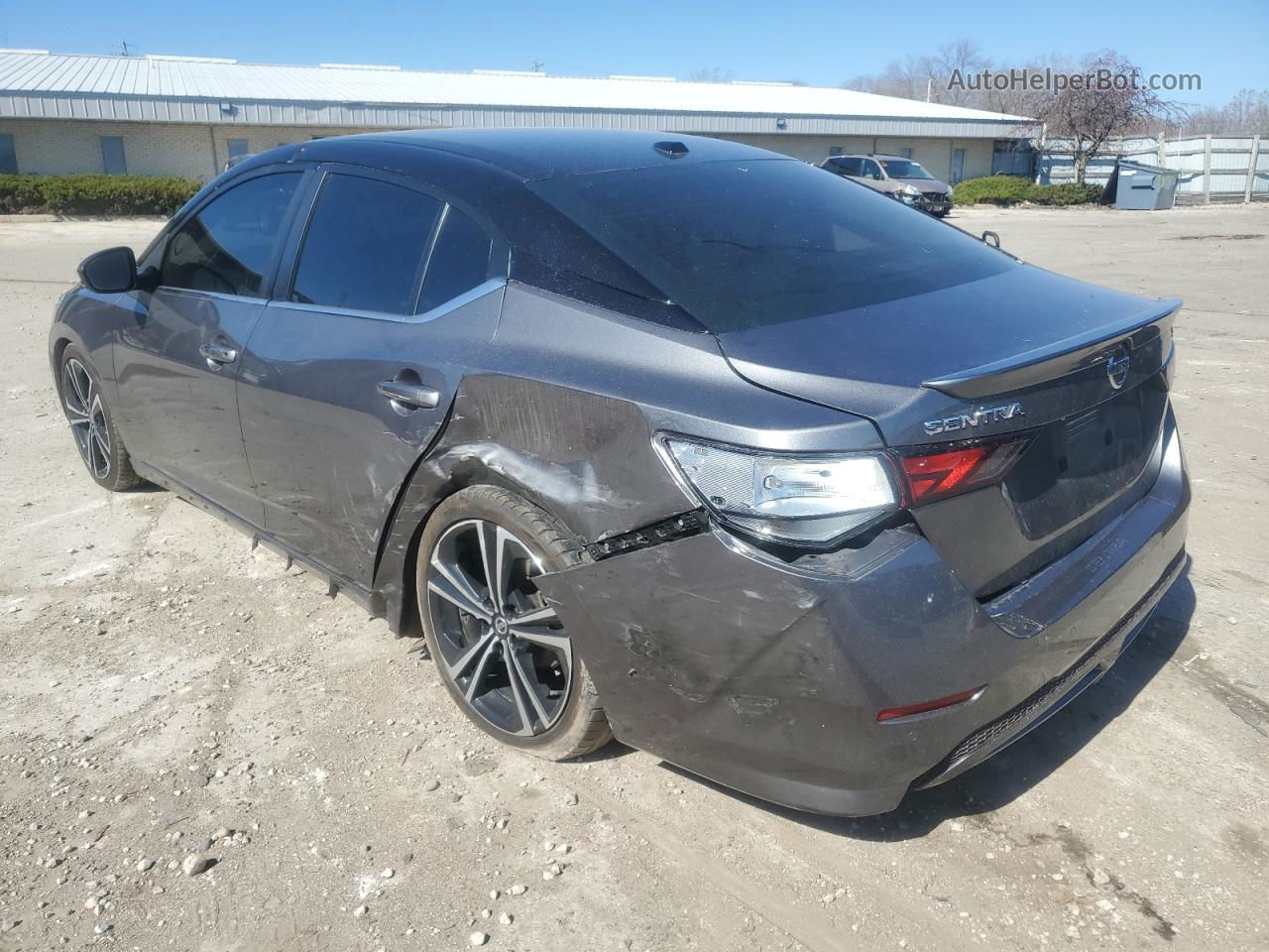 2020 Nissan Sentra Sr Gray vin: 3N1AB8DVXLY271941