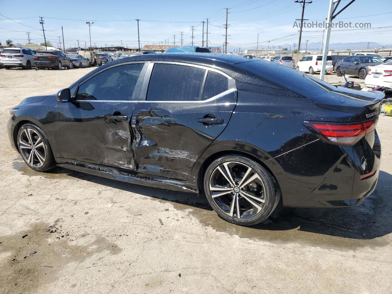 2020 Nissan Sentra Sr Black vin: 3N1AB8DVXLY296404