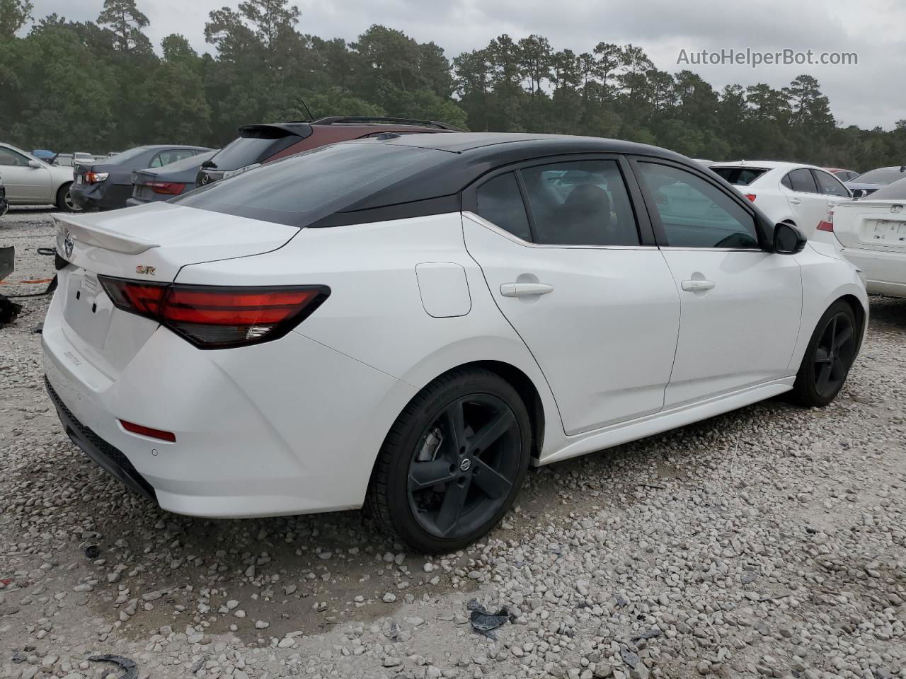 2021 Nissan Sentra Sr White vin: 3N1AB8DVXMY228069