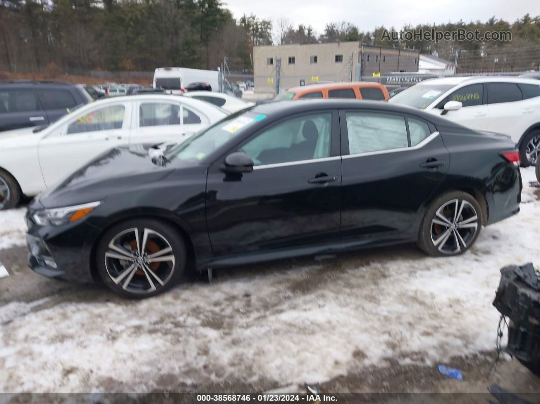 2021 Nissan Sentra Sr Xtronic Cvt Black vin: 3N1AB8DVXMY251657