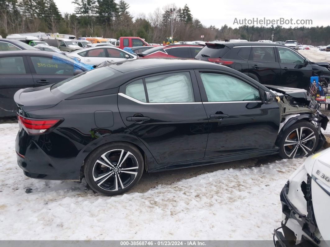 2021 Nissan Sentra Sr Xtronic Cvt Black vin: 3N1AB8DVXMY251657