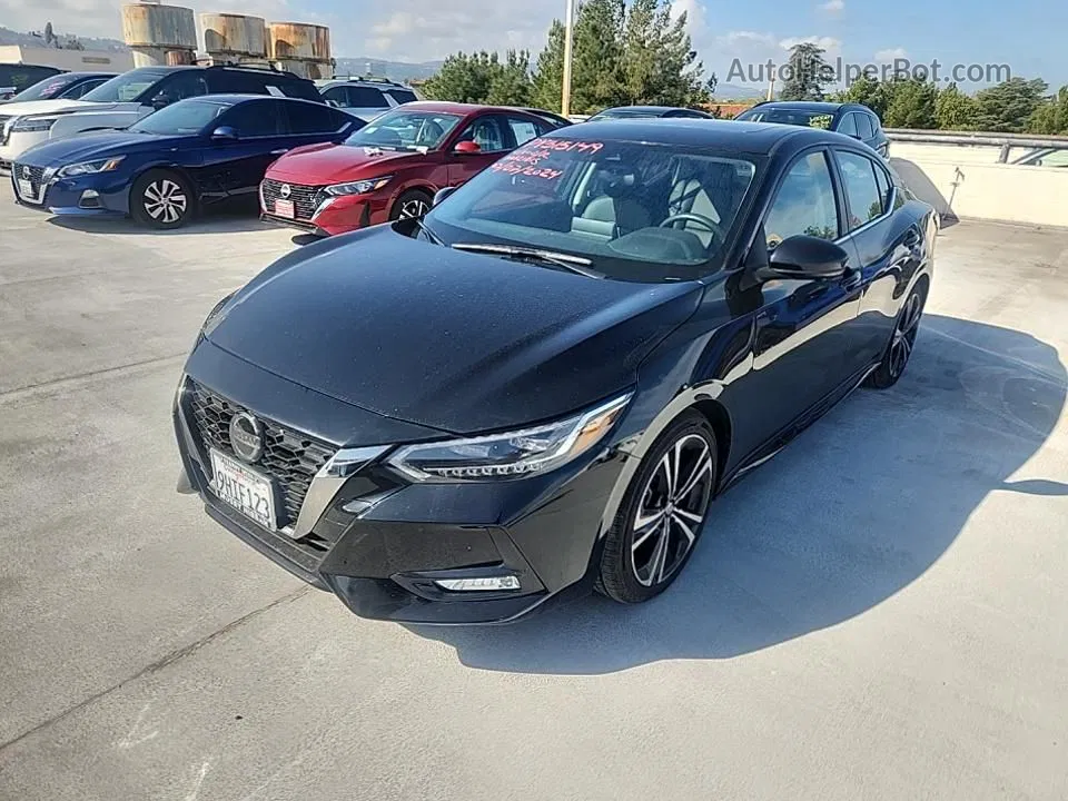 2023 Nissan Sentra Sr Черный vin: 3N1AB8DVXPY315149