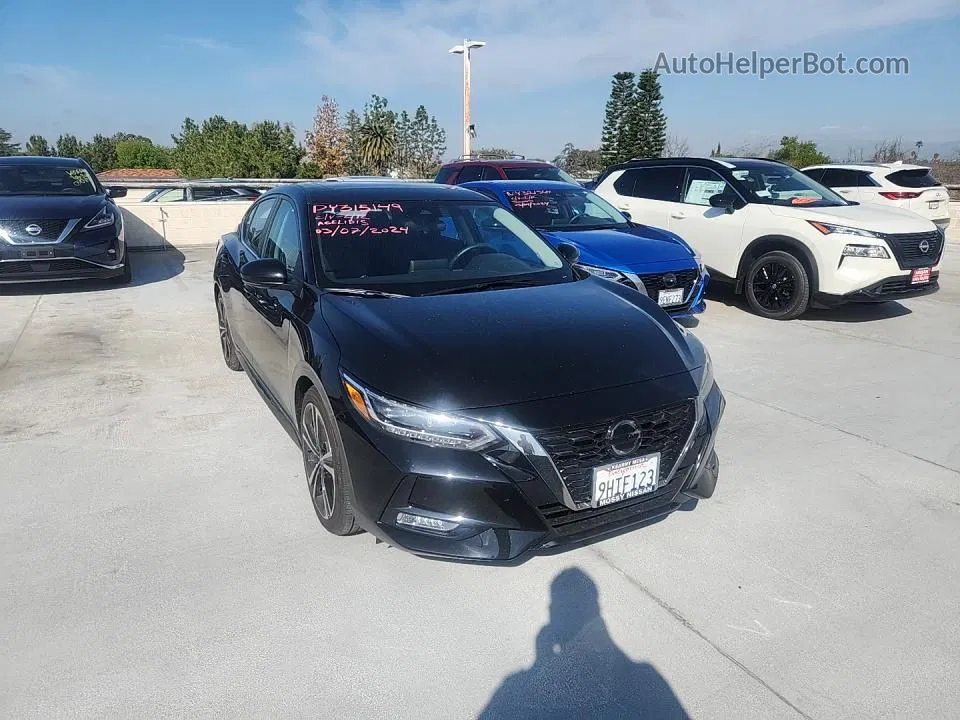 2023 Nissan Sentra Sr Black vin: 3N1AB8DVXPY315149