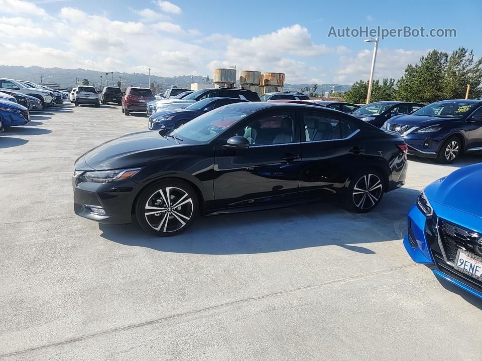 2023 Nissan Sentra Sr Черный vin: 3N1AB8DVXPY315149