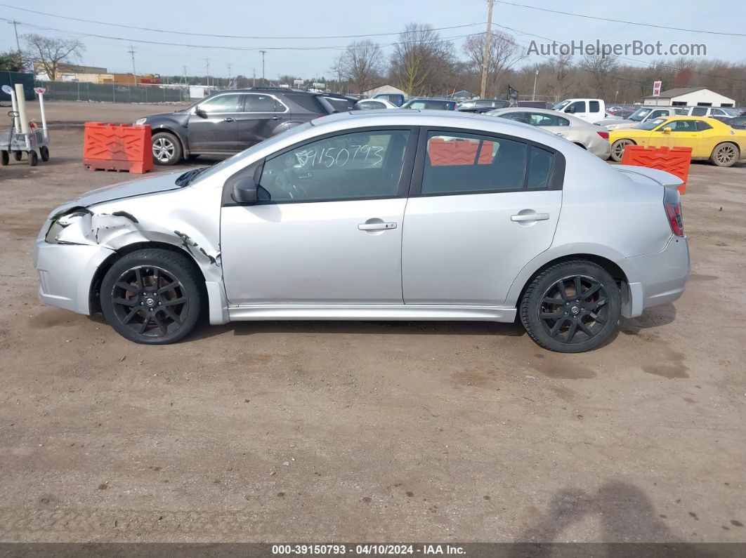 2012 Nissan Sentra Se-r Gray vin: 3N1BB6AP3CL644748