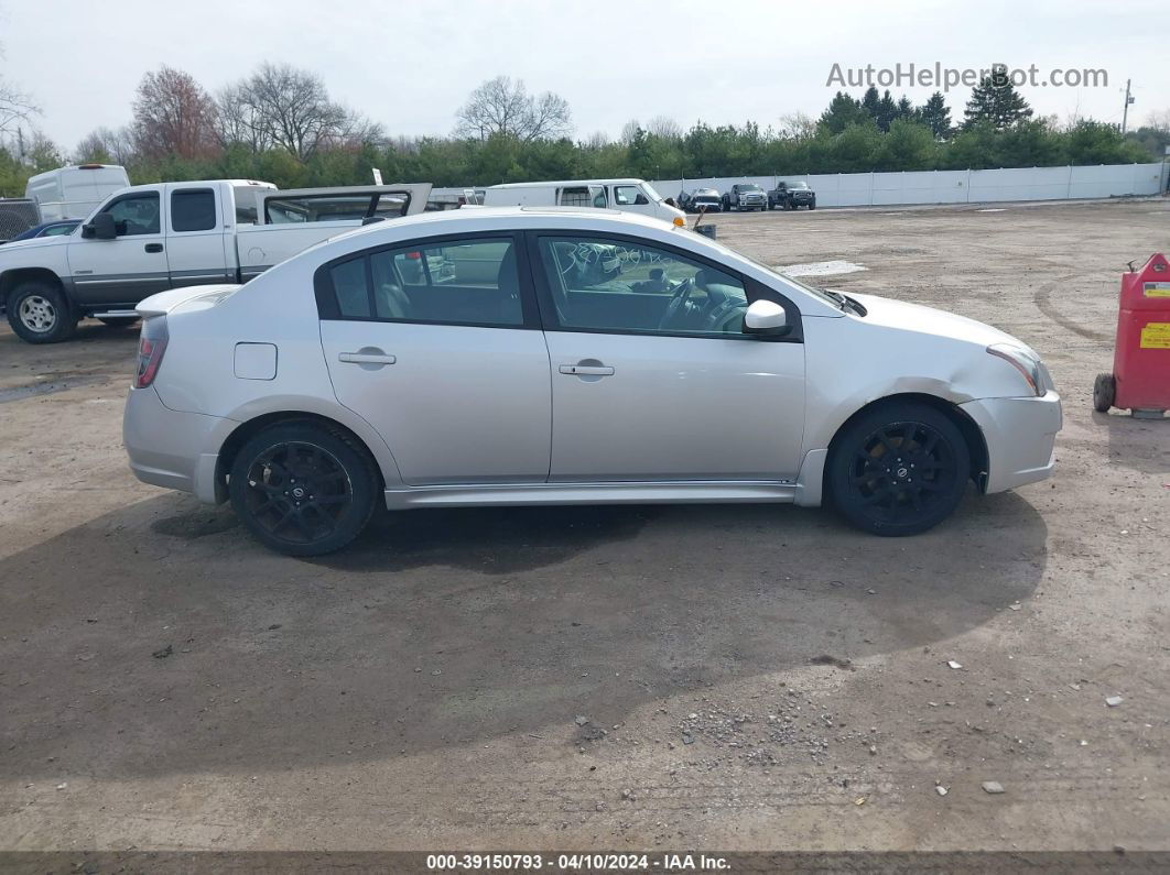 2012 Nissan Sentra Se-r Gray vin: 3N1BB6AP3CL644748