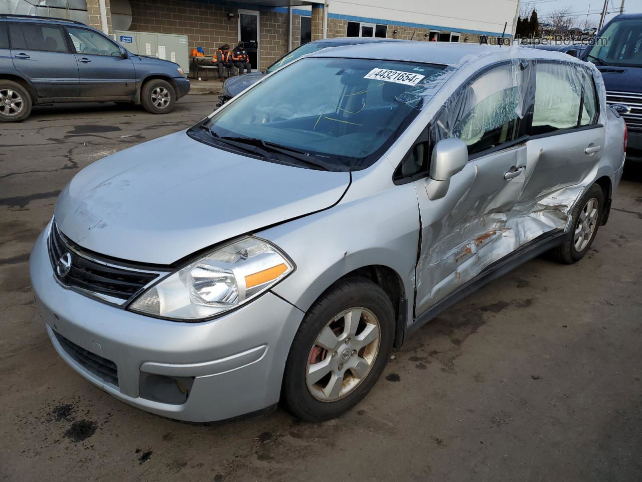 2009 Nissan Versa S Silver vin: 3N1BC11E09L441730