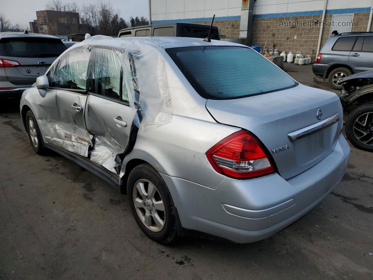 2009 Nissan Versa S Silver vin: 3N1BC11E09L441730