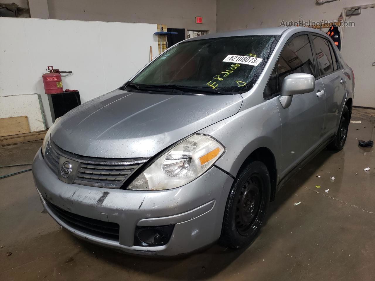 2009 Nissan Versa S Silver vin: 3N1BC11E09L449665