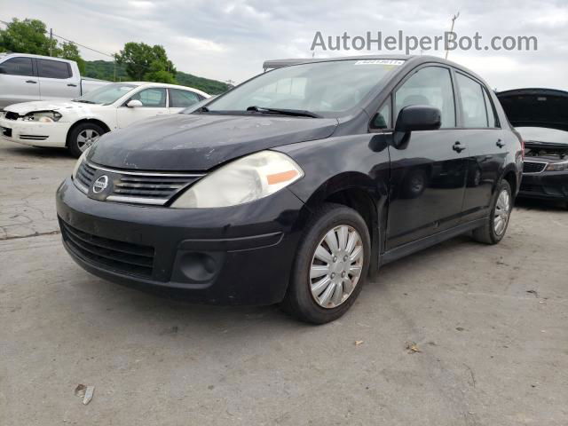 2009 Nissan Versa S Black vin: 3N1BC11E19L399083