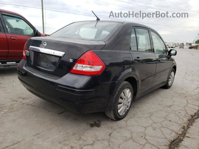 2009 Nissan Versa S Black vin: 3N1BC11E19L399083