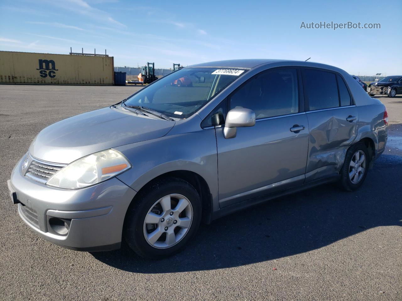 2009 Nissan Versa S Silver vin: 3N1BC11E29L355268