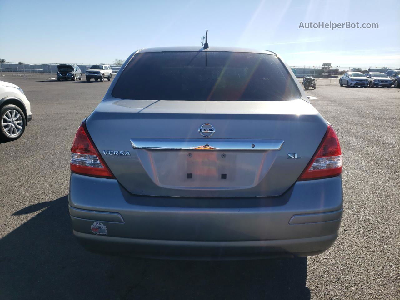 2009 Nissan Versa S Silver vin: 3N1BC11E29L355268