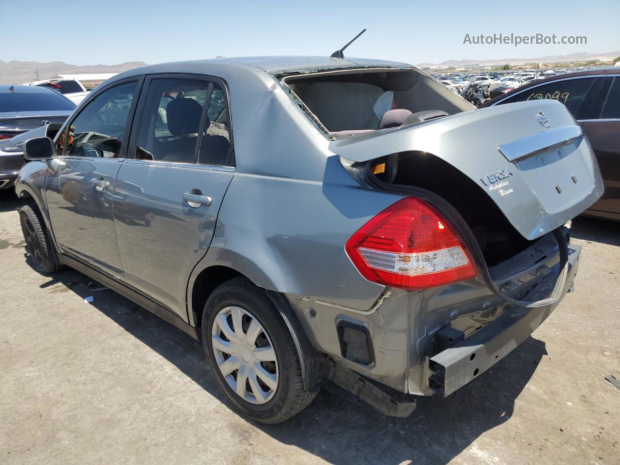 2009 Nissan Versa S Gray vin: 3N1BC11E29L367386