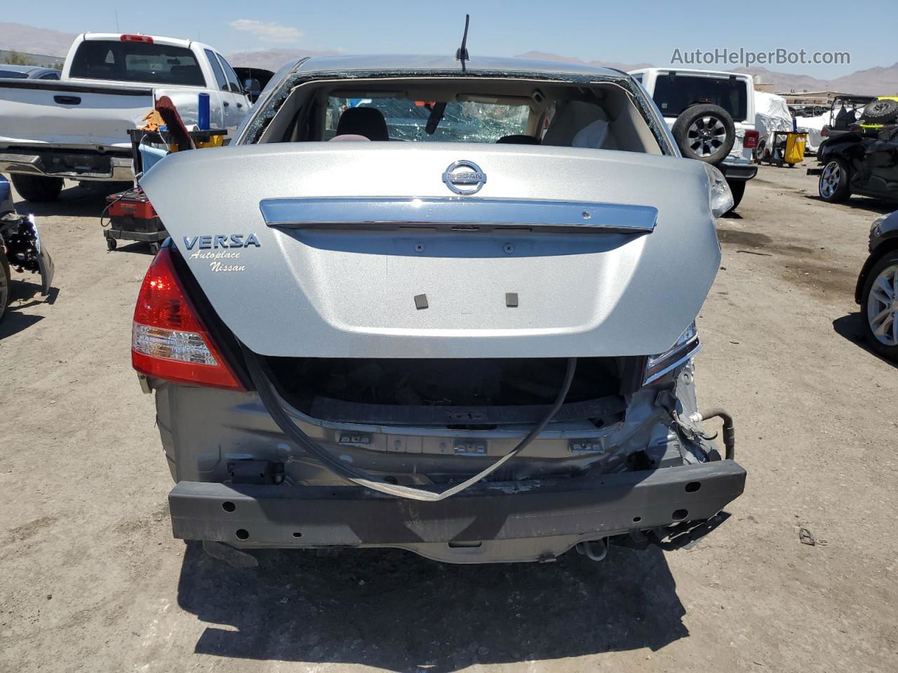 2009 Nissan Versa S Gray vin: 3N1BC11E29L367386