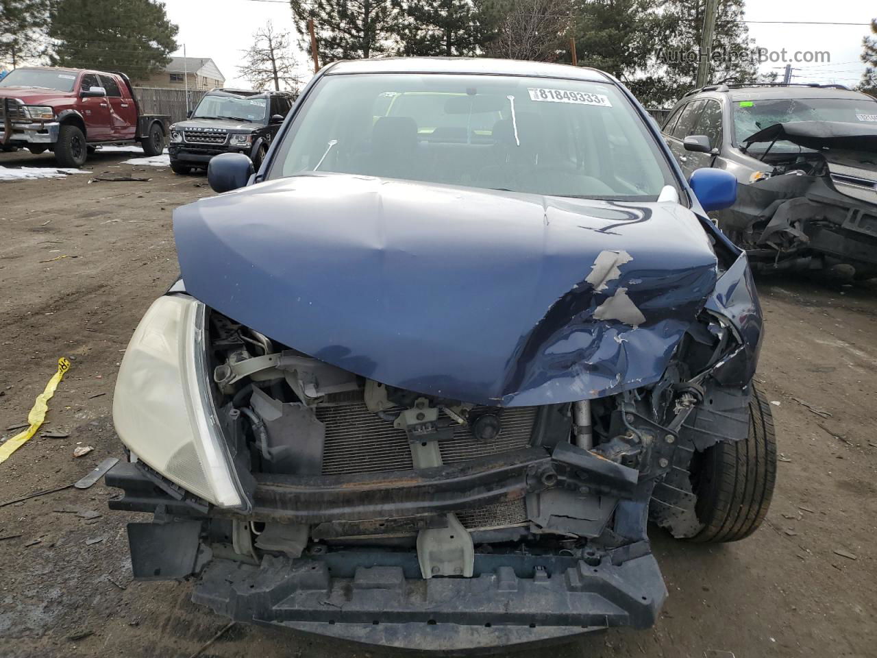 2009 Nissan Versa S Blue vin: 3N1BC11E29L408664