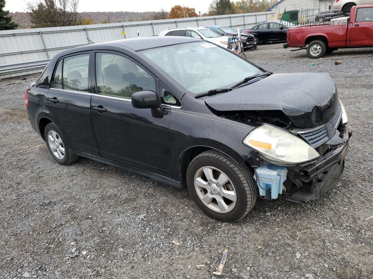 2009 Nissan Versa S Черный vin: 3N1BC11E39L357045