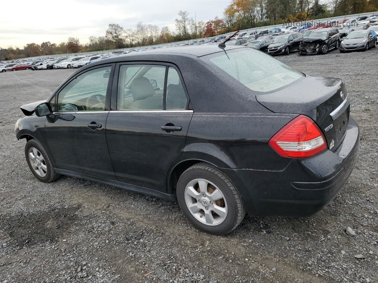 2009 Nissan Versa S Черный vin: 3N1BC11E39L357045