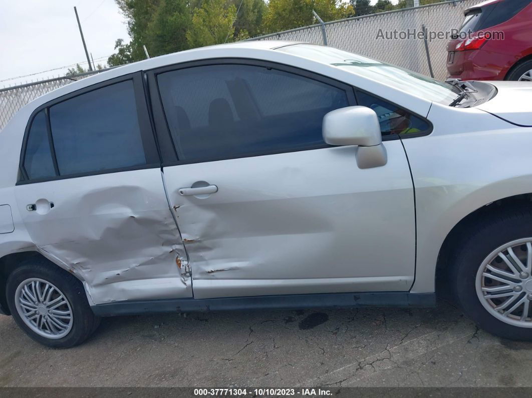 2009 Nissan Versa 1.8s Silver vin: 3N1BC11E39L387971