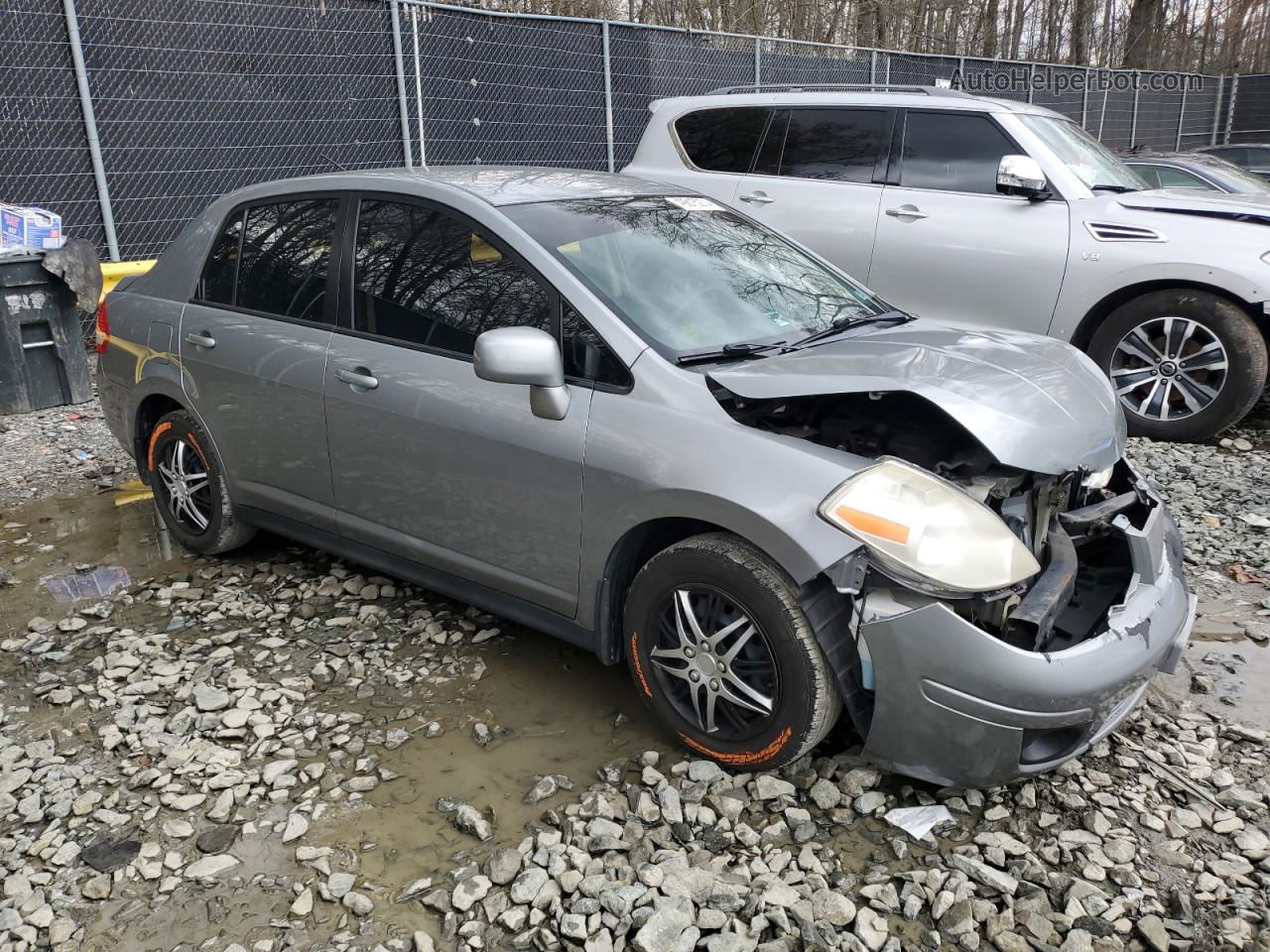 2009 Nissan Versa S Gray vin: 3N1BC11E39L462023