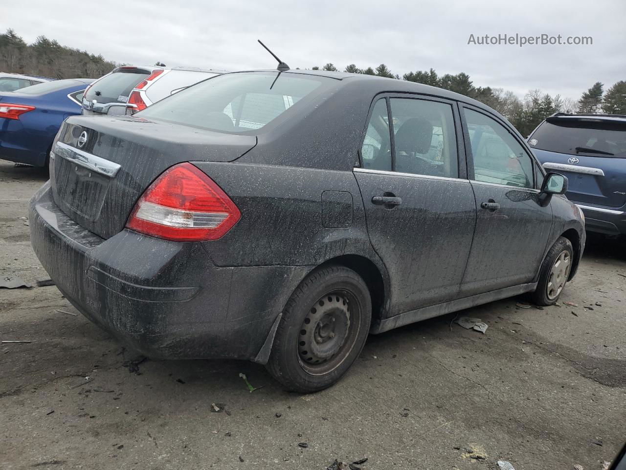 2009 Nissan Versa S Black vin: 3N1BC11E49L363484