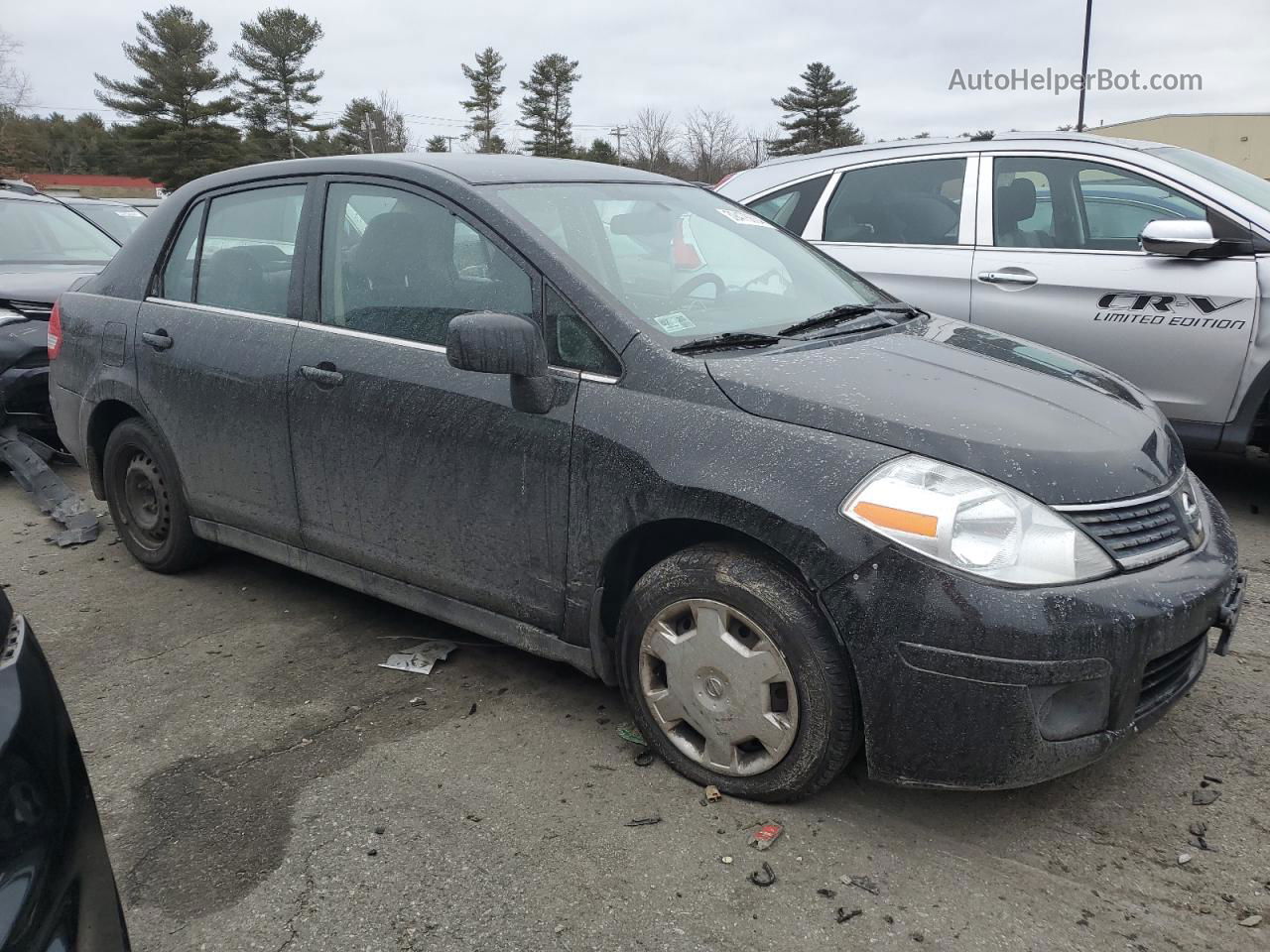 2009 Nissan Versa S Black vin: 3N1BC11E49L363484