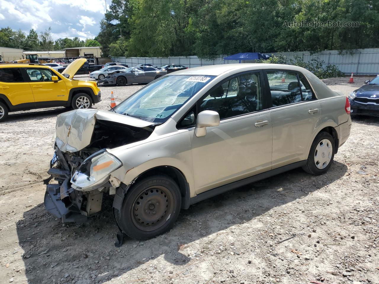 2009 Nissan Versa S Silver vin: 3N1BC11E49L387588