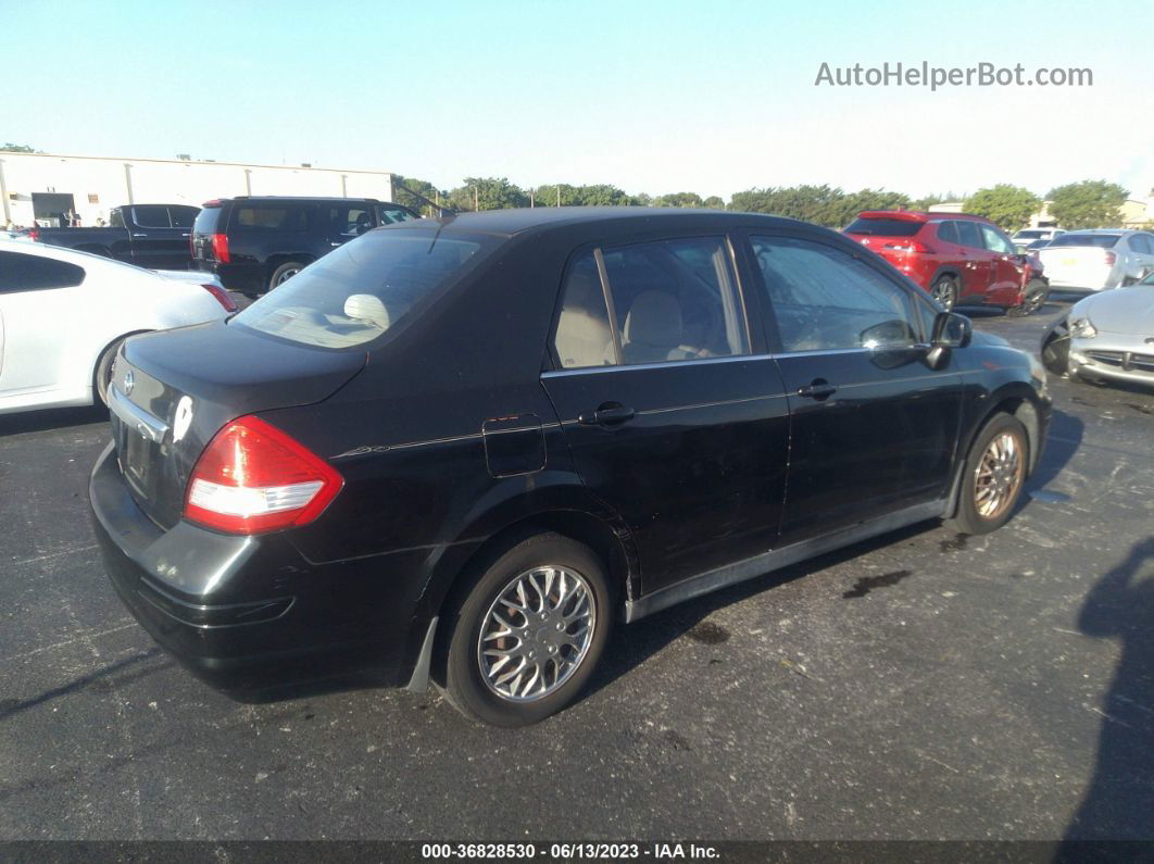 2009 Nissan Versa 1.8 S Black vin: 3N1BC11E59L369164