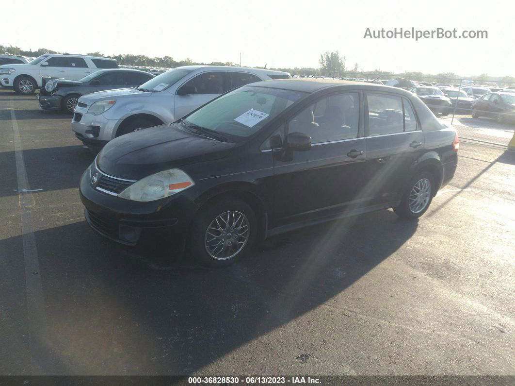 2009 Nissan Versa 1.8 S Black vin: 3N1BC11E59L369164