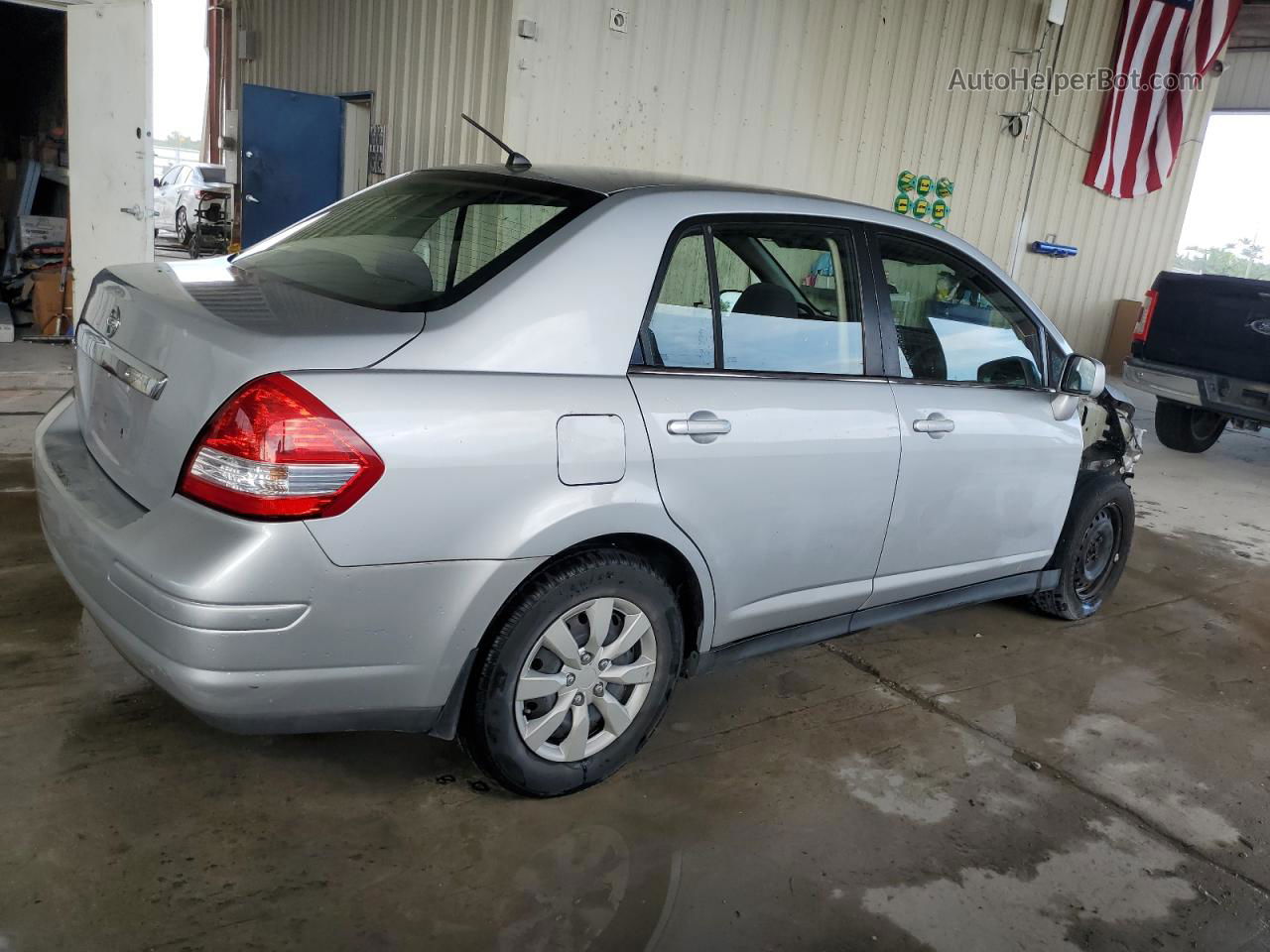 2009 Nissan Versa S Silver vin: 3N1BC11E59L375840