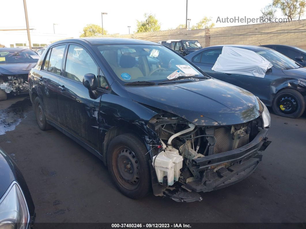 2009 Nissan Versa 1.8 S Black vin: 3N1BC11E59L445899