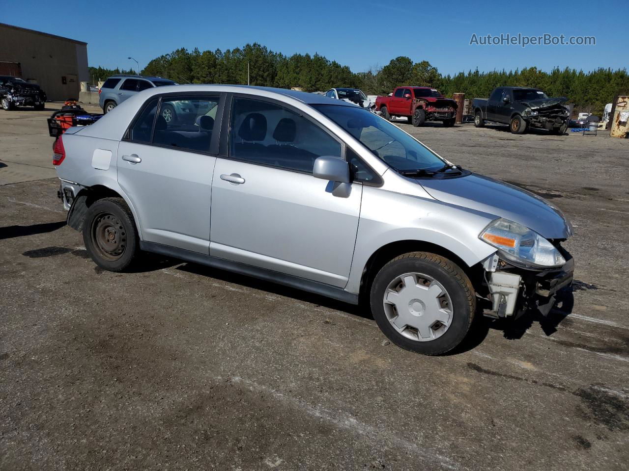 2009 Nissan Versa S Silver vin: 3N1BC11E69L483416