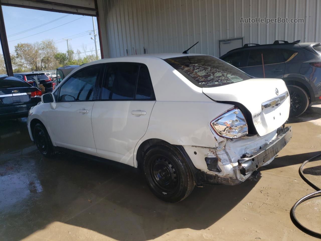 2009 Nissan Versa S White vin: 3N1BC11E79L466561