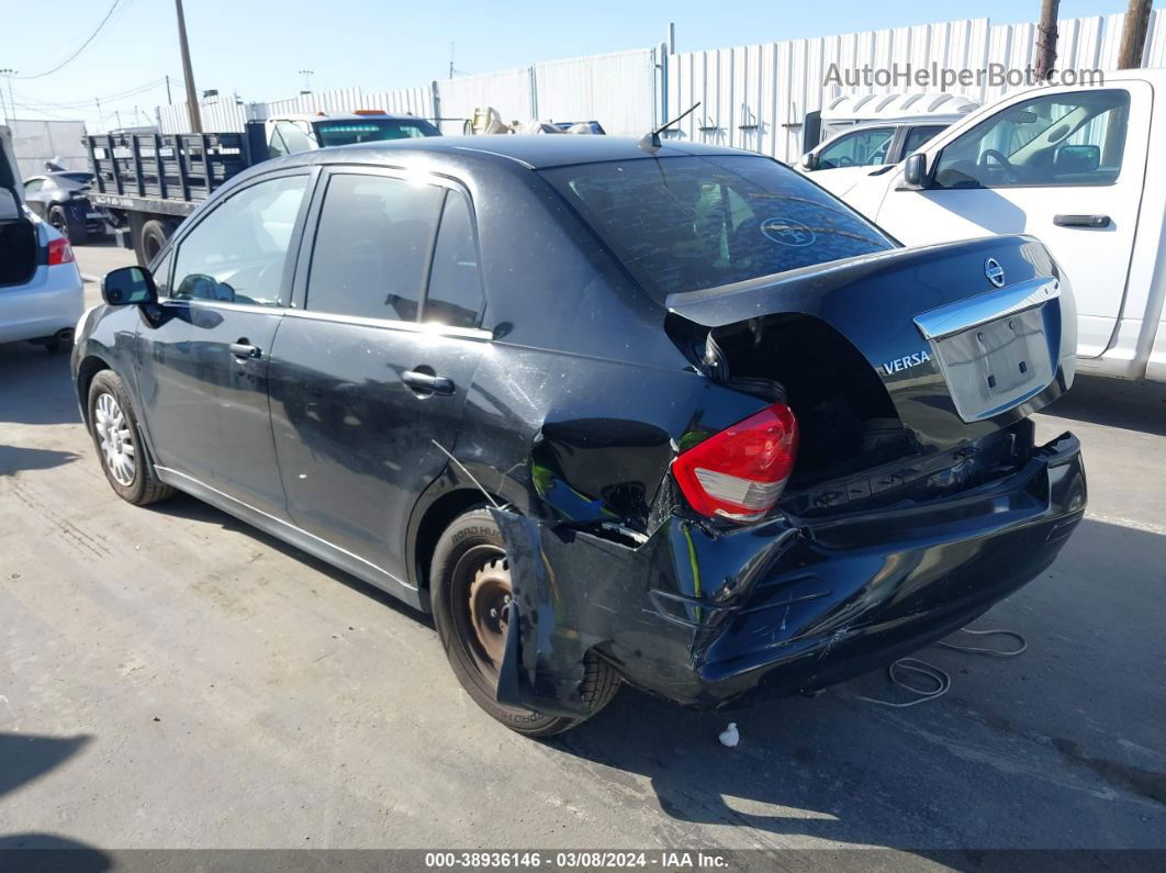 2009 Nissan Versa 1.8s Black vin: 3N1BC11E89L376111