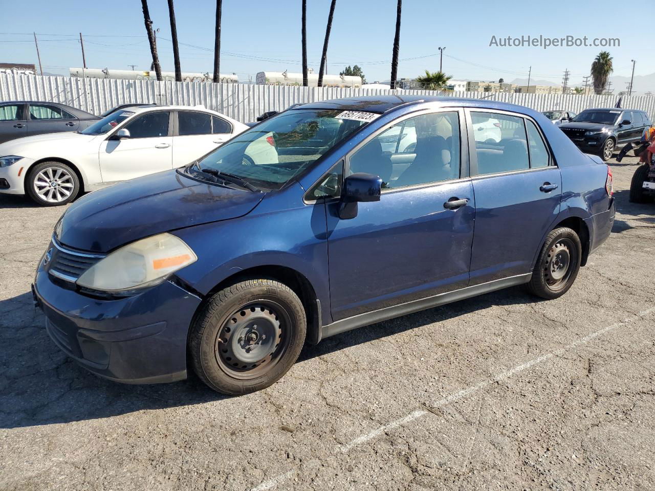 2009 Nissan Versa S Blue vin: 3N1BC11E99L417698