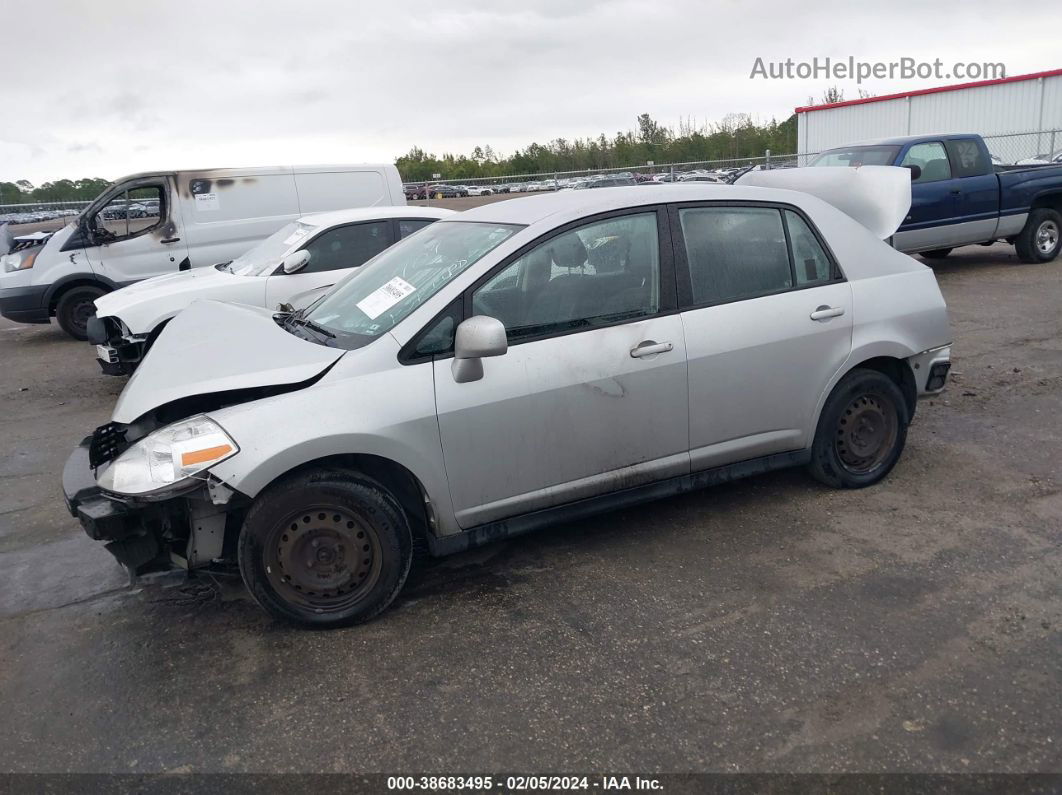 2009 Nissan Versa 1.8s Silver vin: 3N1BC11E99L441404