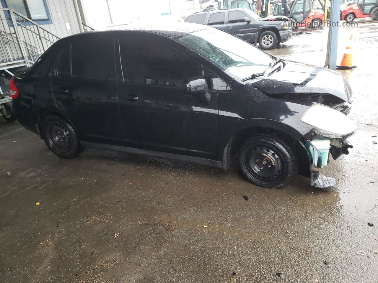 2009 Nissan Versa S Black vin: 3N1BC11E99L446800