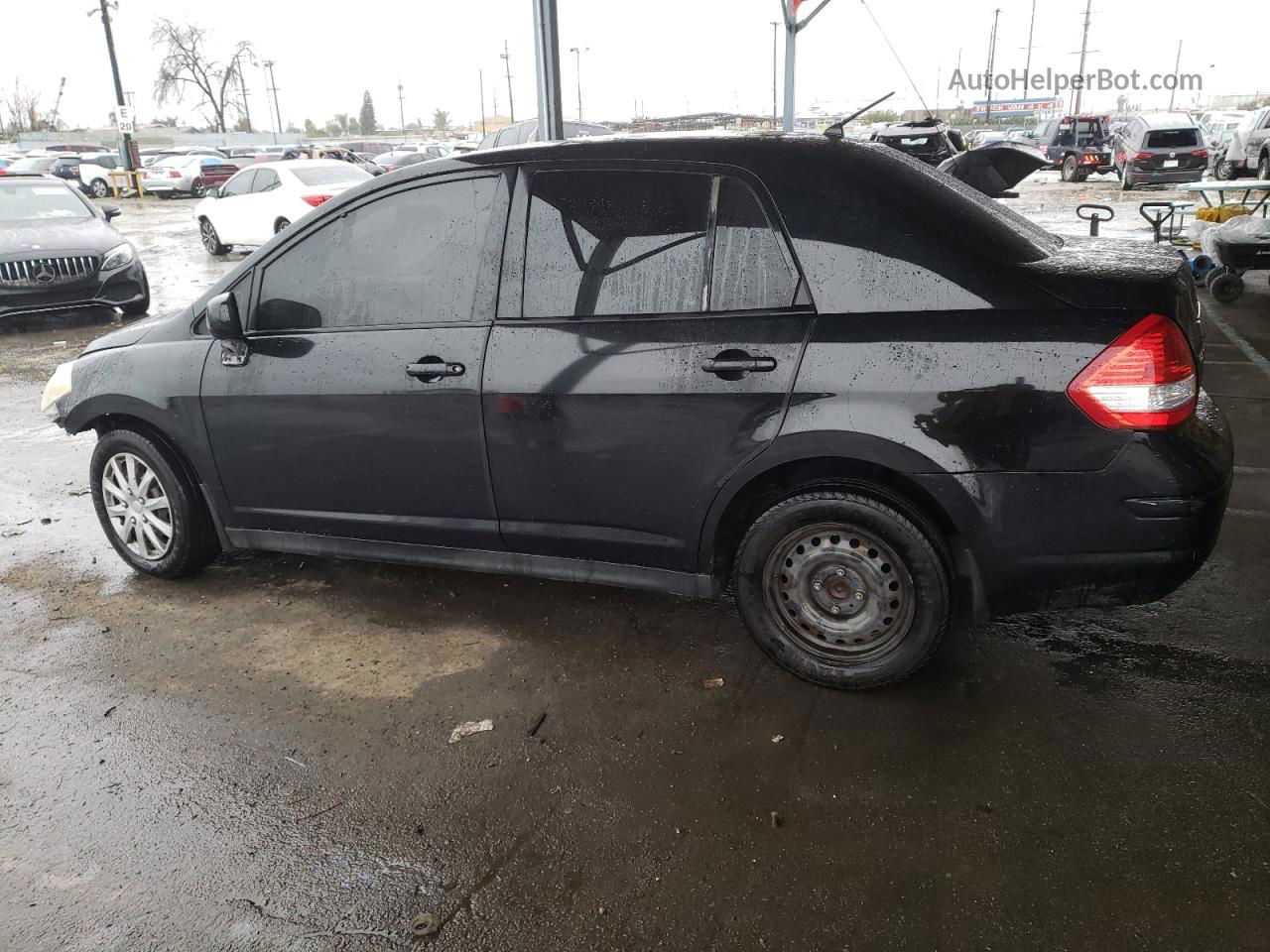 2009 Nissan Versa S Black vin: 3N1BC11E99L446800