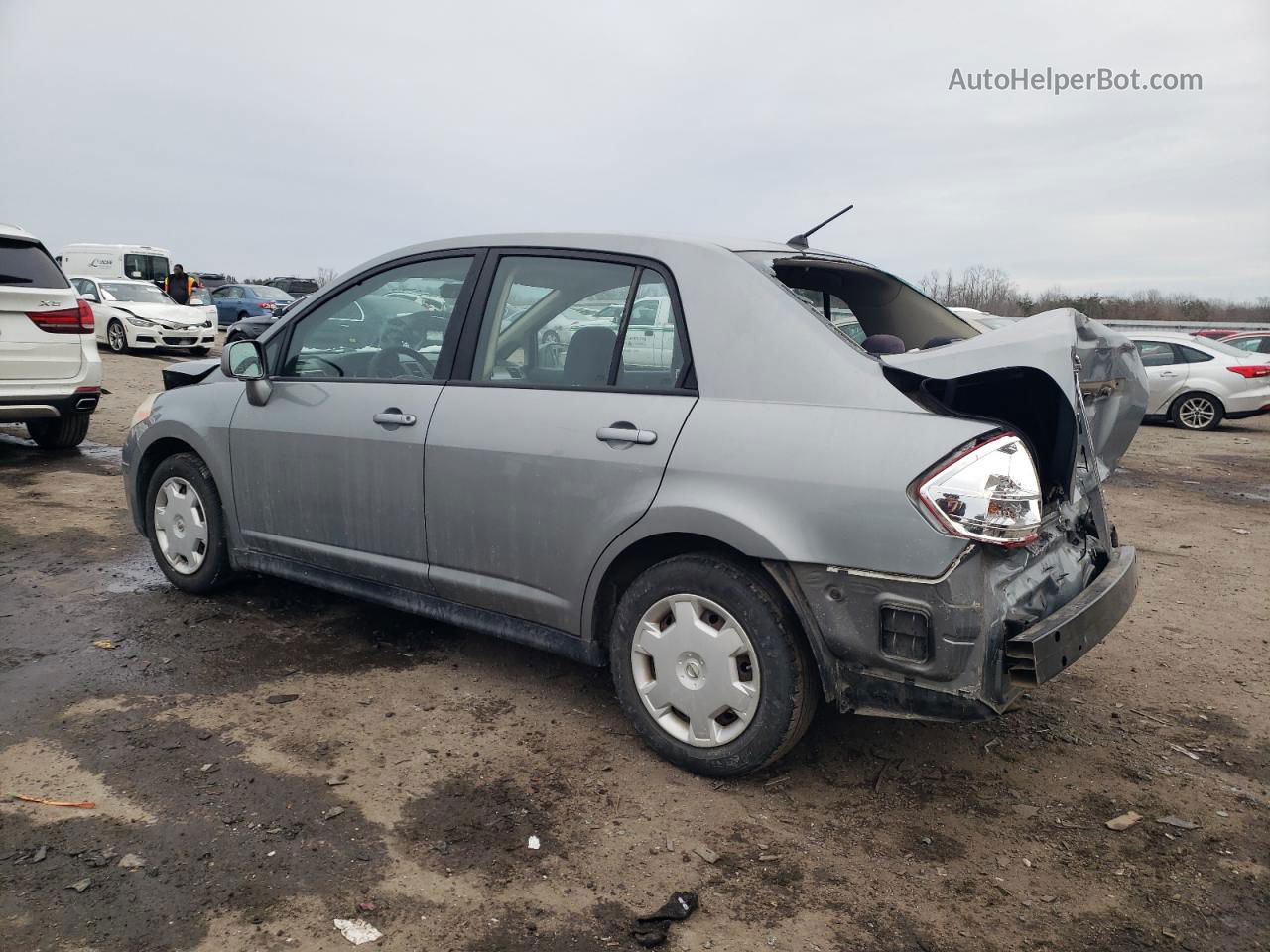 2009 Nissan Versa S Серый vin: 3N1BC11E99L468893