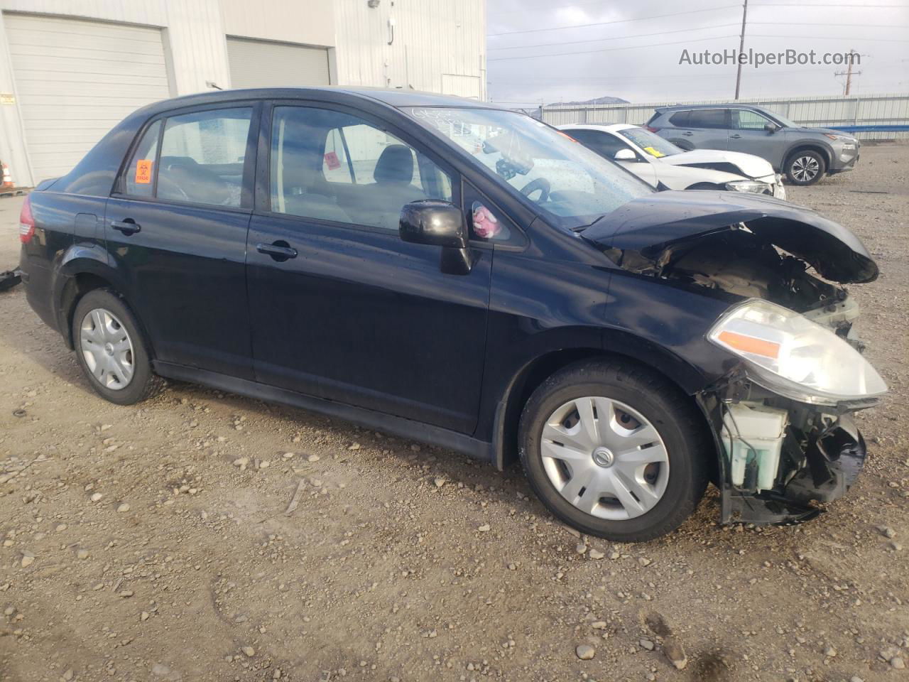 2009 Nissan Versa S Black vin: 3N1BC11EX9L425390