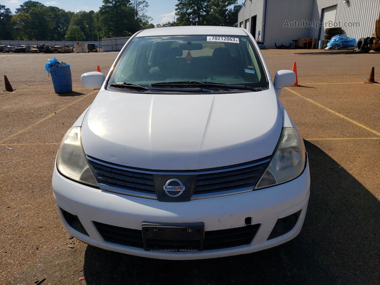 2009 Nissan Versa S Белый vin: 3N1BC13E09L383888