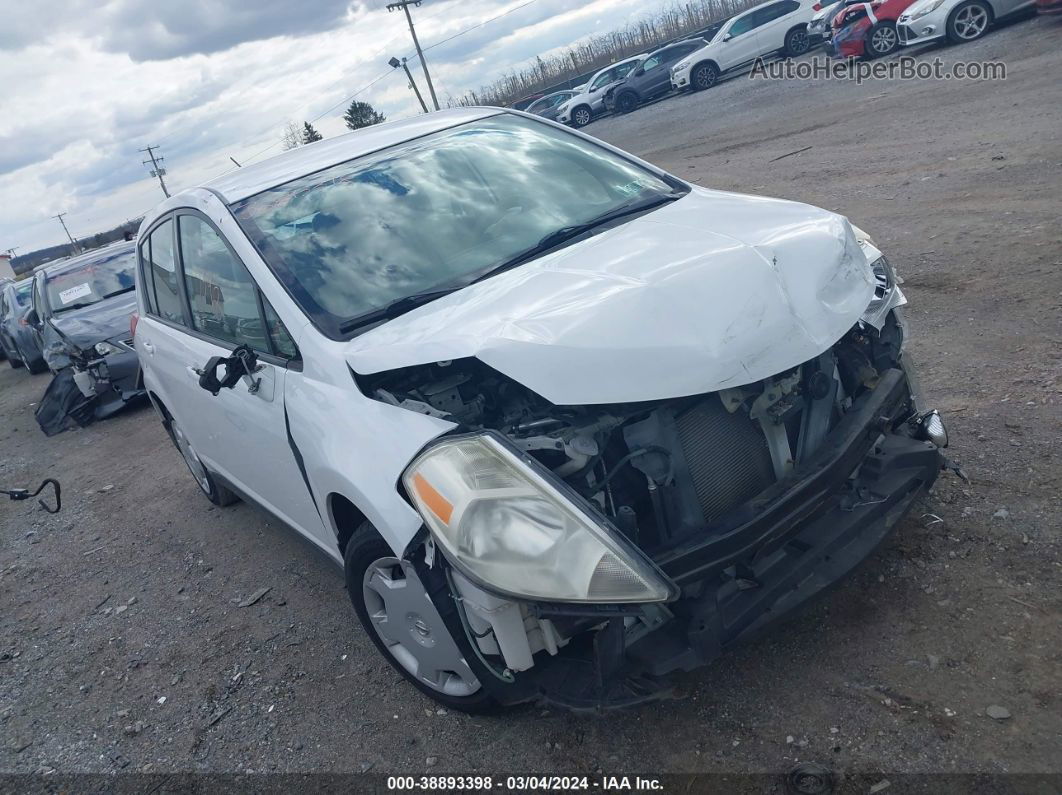 2009 Nissan Versa 1.8s White vin: 3N1BC13E09L396852