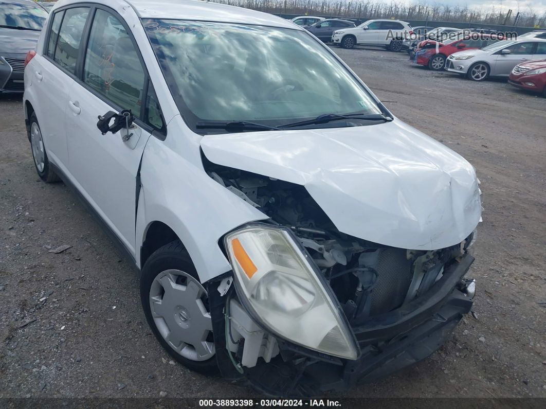 2009 Nissan Versa 1.8s White vin: 3N1BC13E09L396852