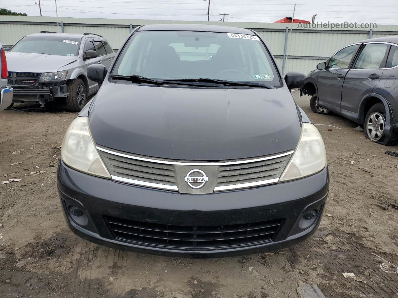 2009 Nissan Versa S Черный vin: 3N1BC13E09L468519