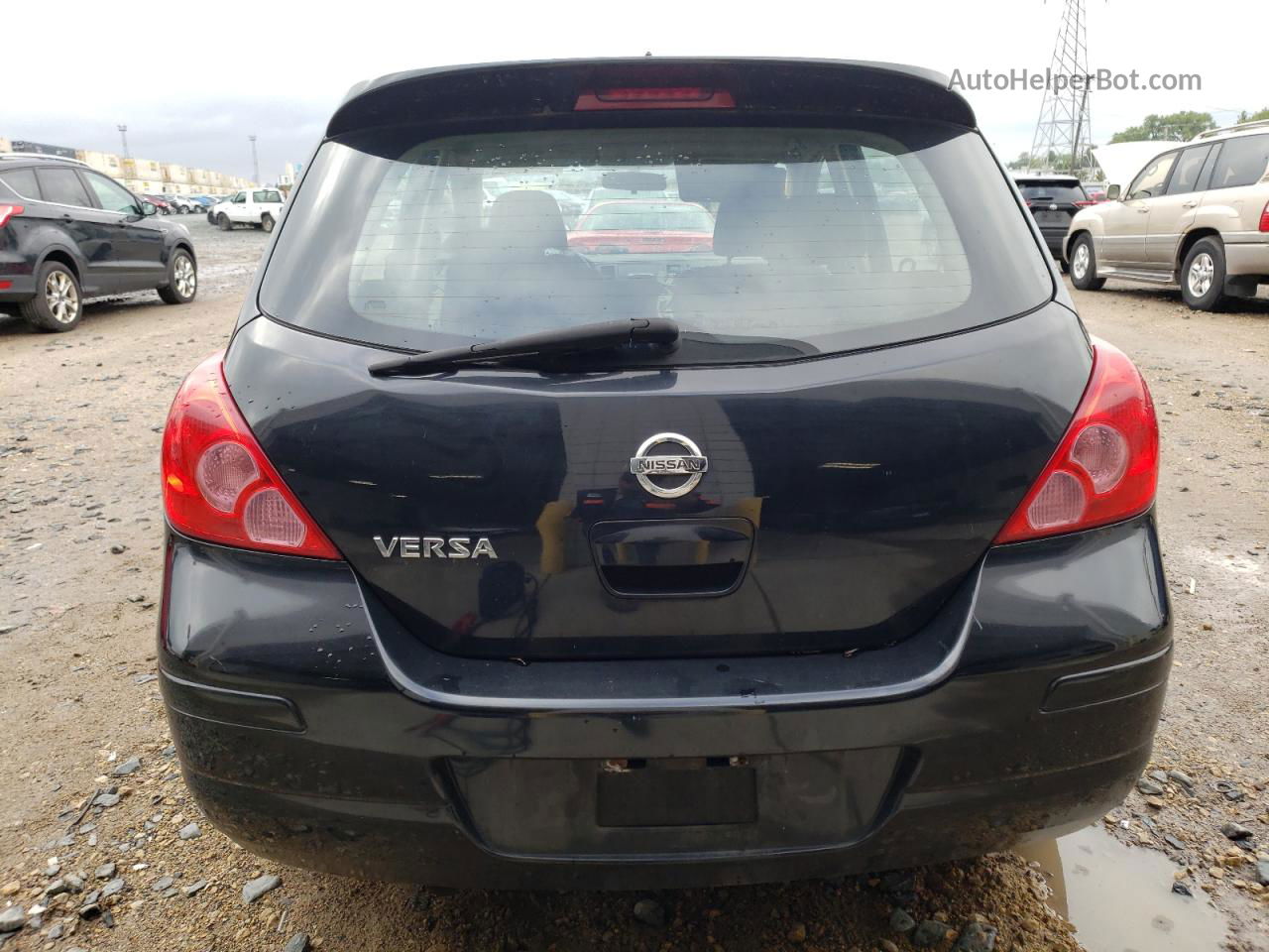 2009 Nissan Versa S Black vin: 3N1BC13E09L481688