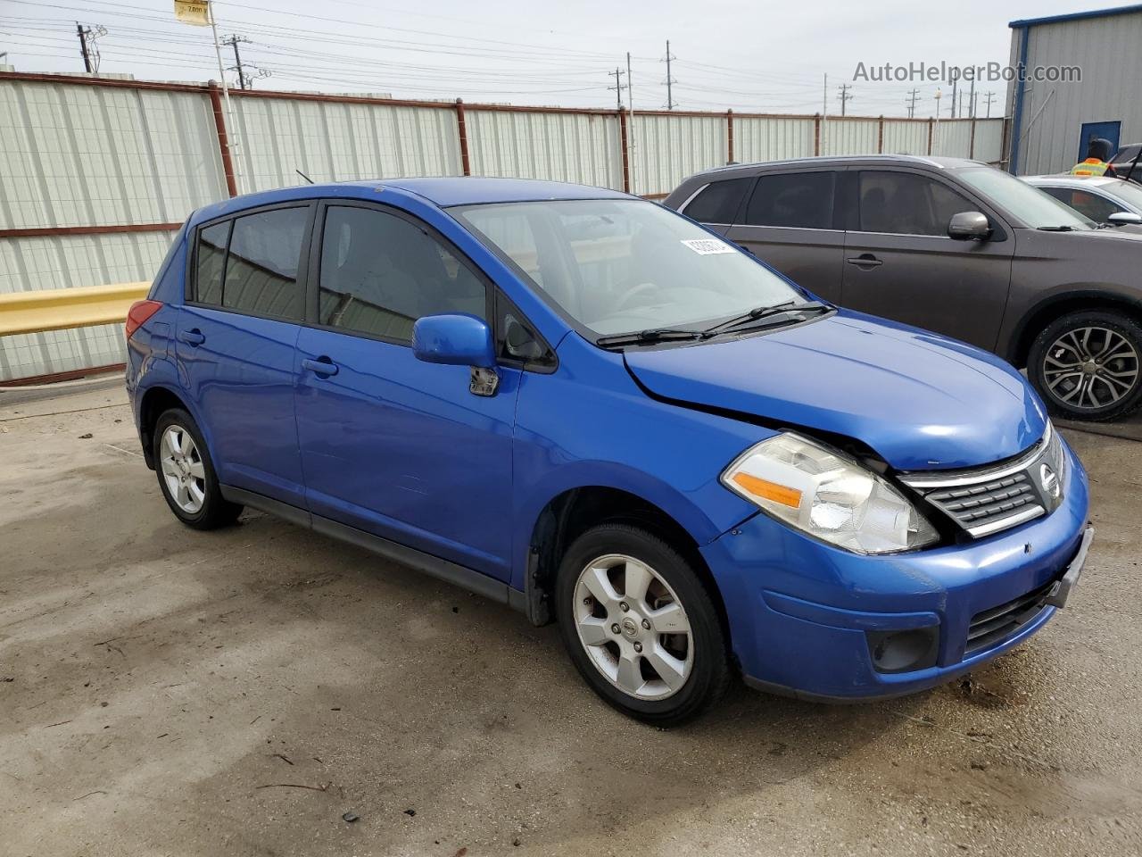 2009 Nissan Versa S Blue vin: 3N1BC13E09L498202