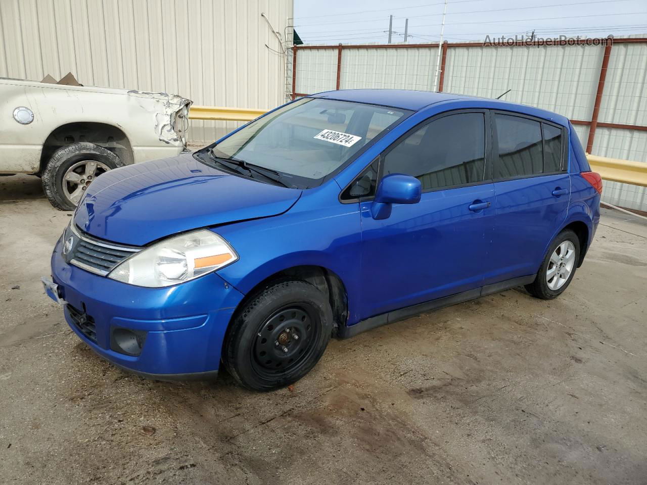 2009 Nissan Versa S Blue vin: 3N1BC13E09L498202