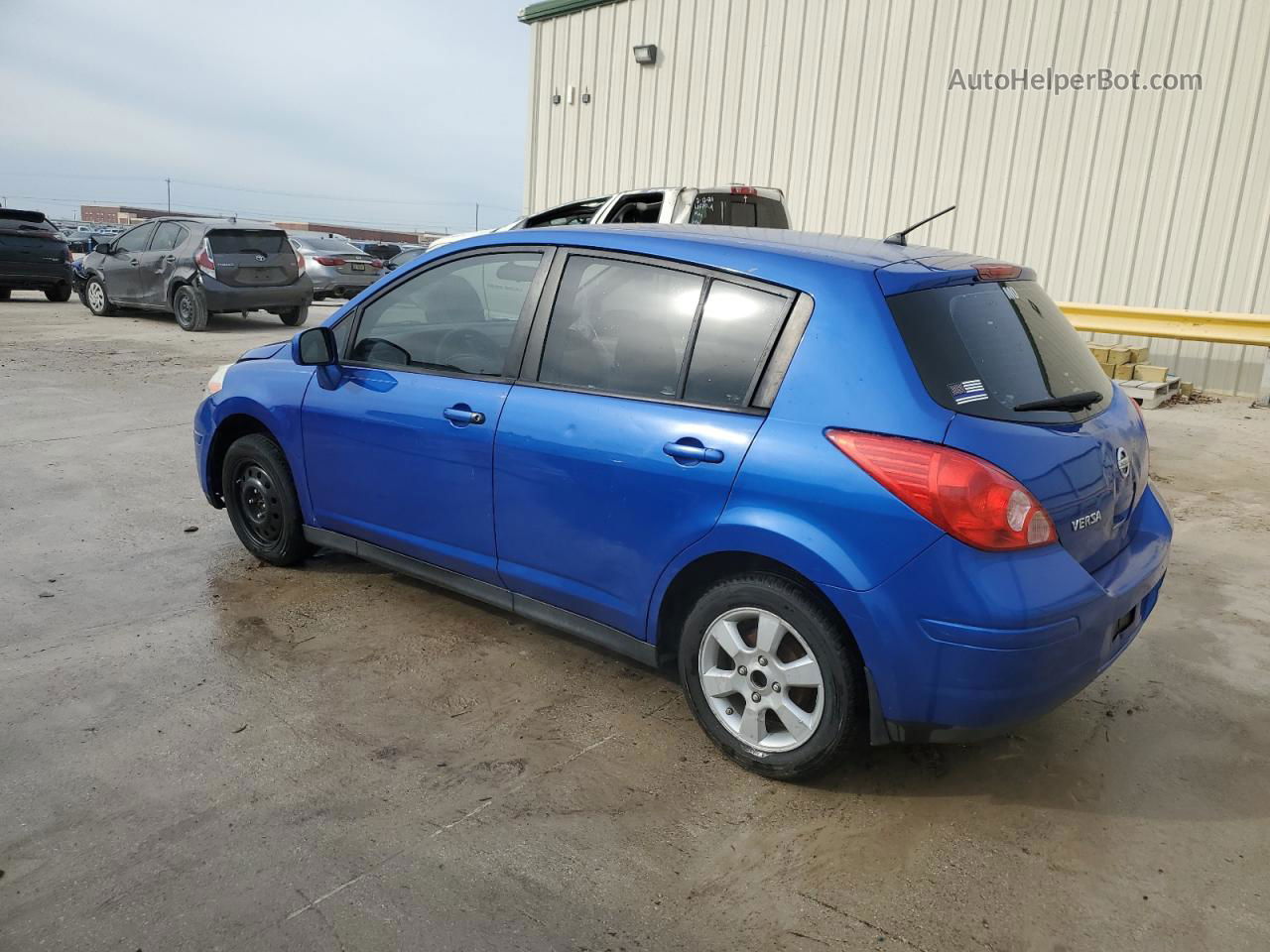 2009 Nissan Versa S Blue vin: 3N1BC13E09L498202